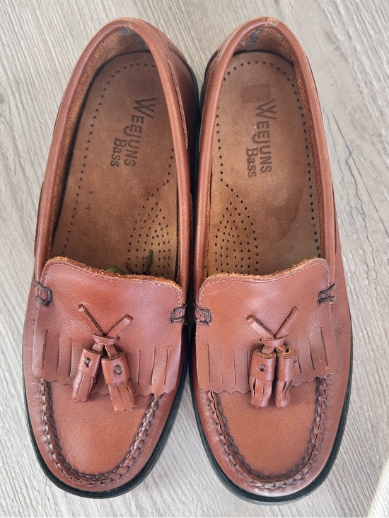 G.H. Bass & Co. Shoes - Bass Weejuns MARIETTA II Tassel Kiltie Loafers Womens Size 5.5W Brown Leather